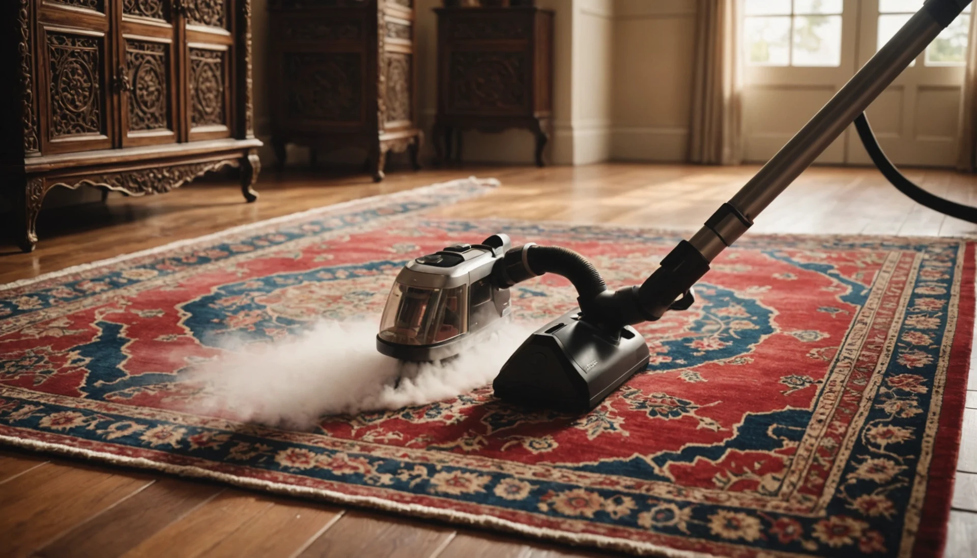 Les avantages d'un nettoyage à la vapeur pour vos tapis d'Orient