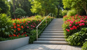 rampe escalier aluminium extérieur