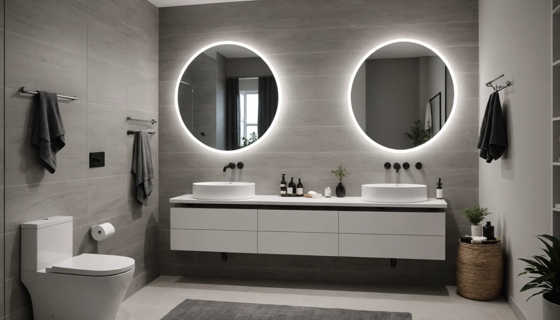 petite salle de bain avec toilette