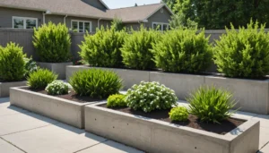 inconvénients des jardinières surélevées en béton