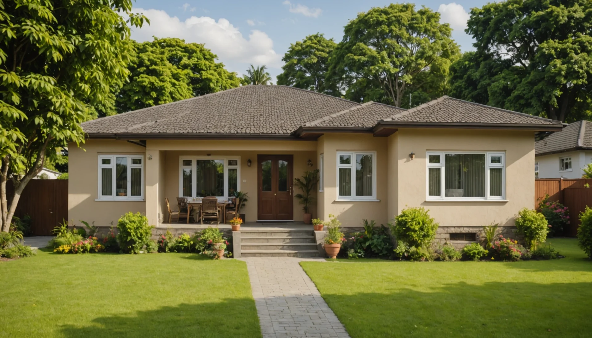 plan de bungalow de 200 m²
