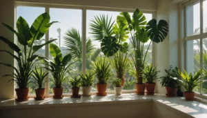 plantes d'intérieur pour le rebord de fenêtre
