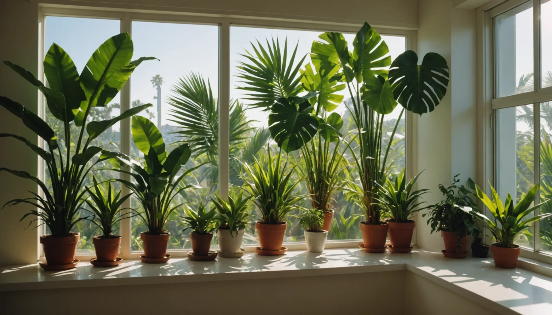 plantes d'intérieur pour le rebord de fenêtre