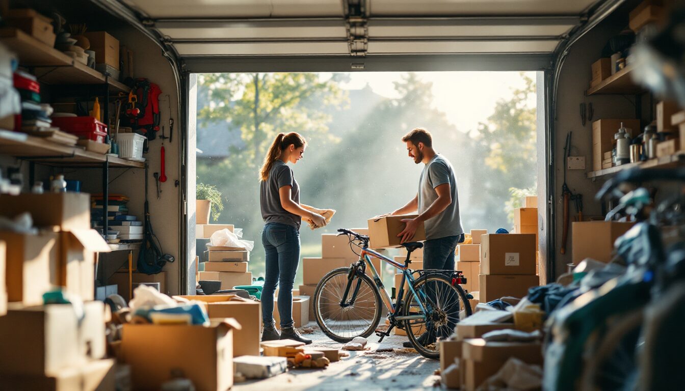 débarrasser garage