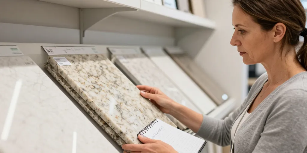 Comptoirs en quartz et granit : les idées reçues qui vous font payer trop cher